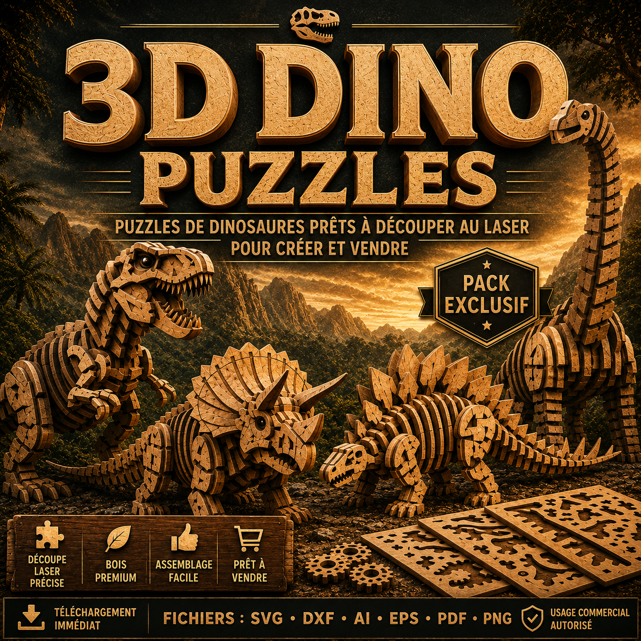 🦖Dinosaures 3D