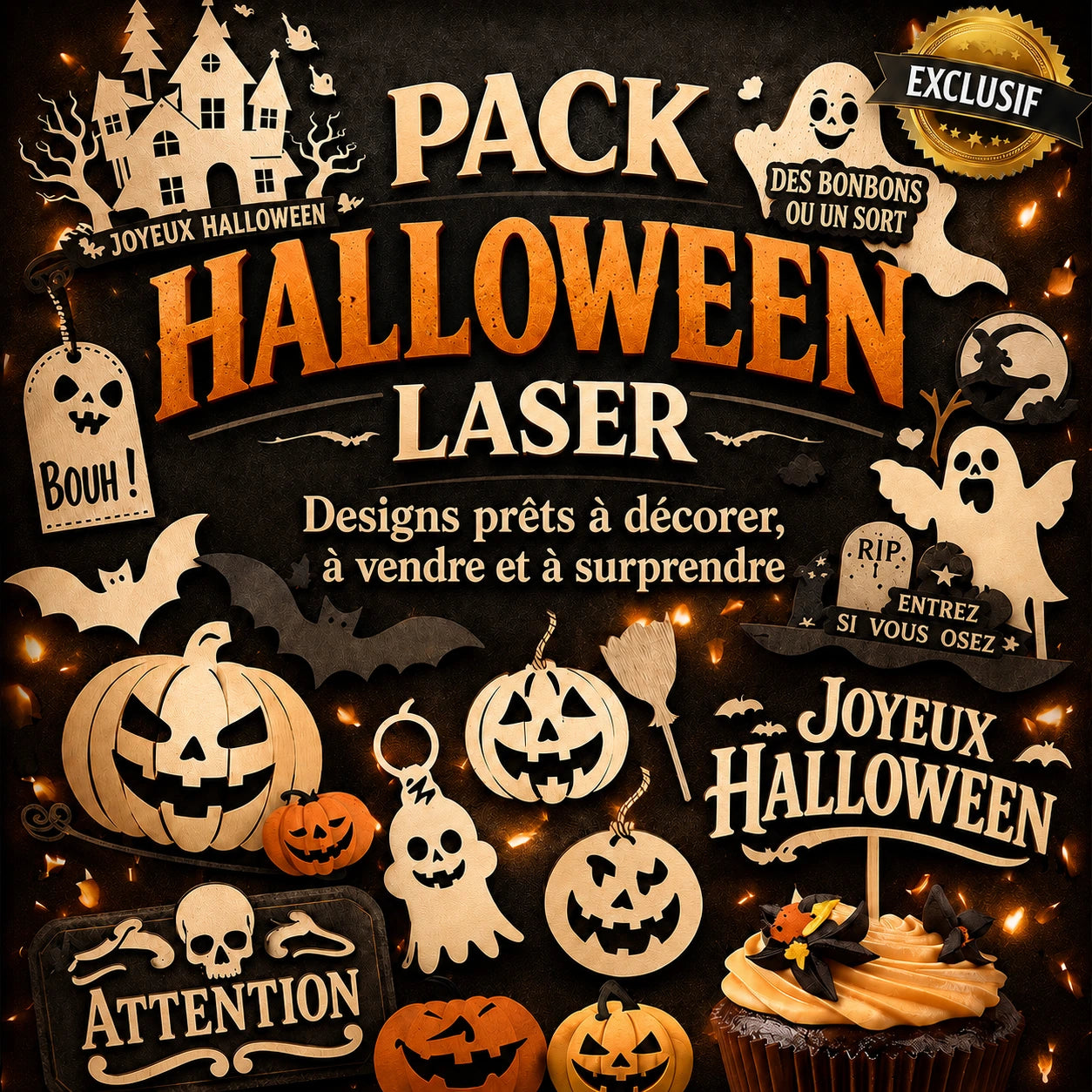 Pack Halloween Laser