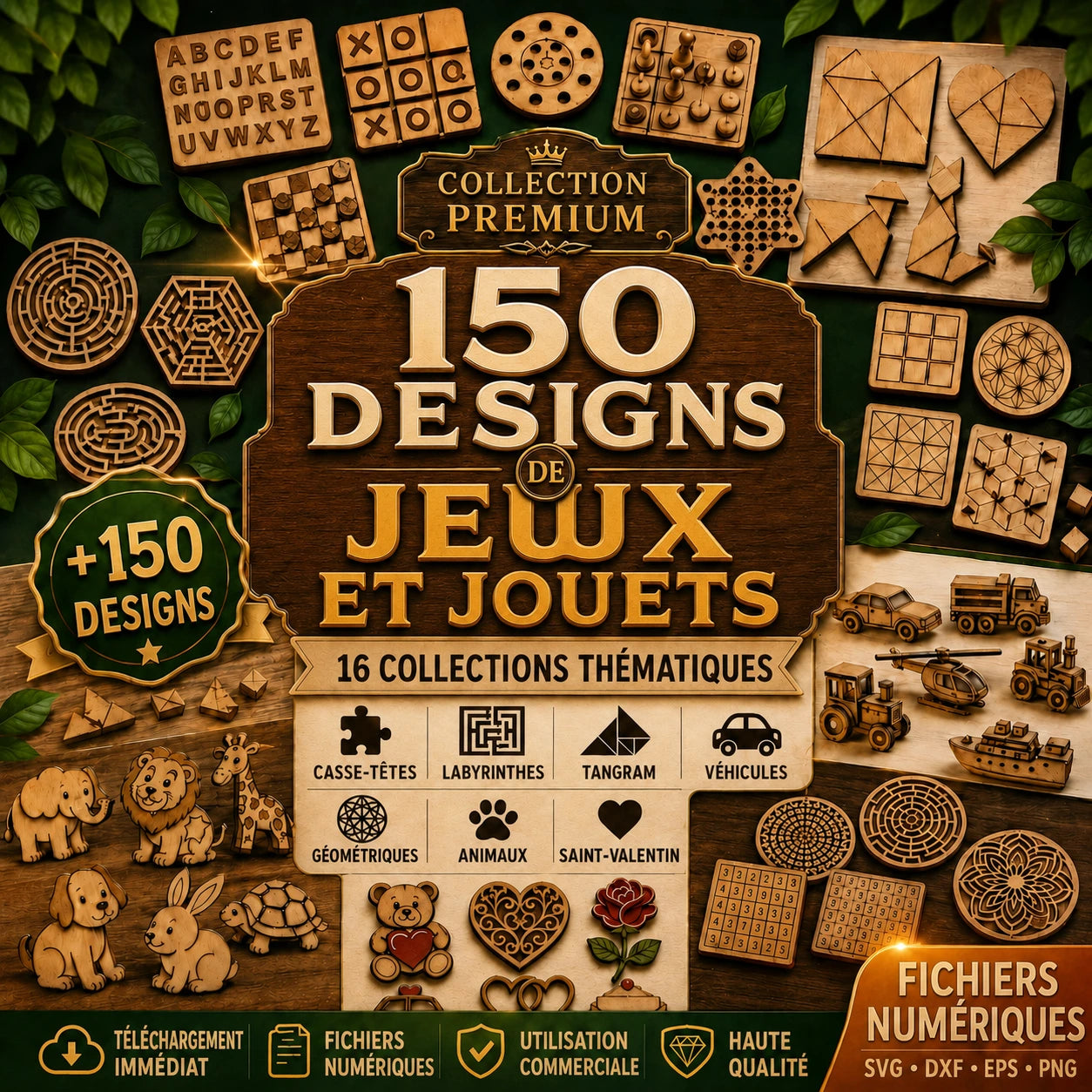 150 Designs de Jeux et Jouets